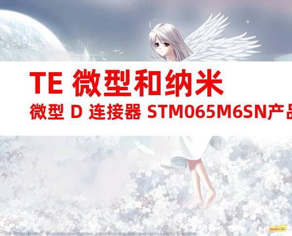 TE 微型和纳米微型 D 连接器 STM065M6SN产品图纸